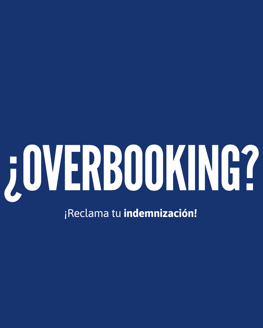 Reclamación por overbooking